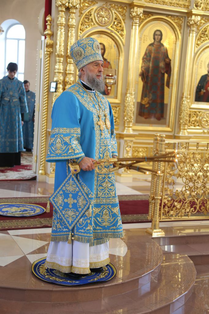 Божественная литургия в храме Казанской иконы Божией Матери Северо-Западного благочиния Саранска